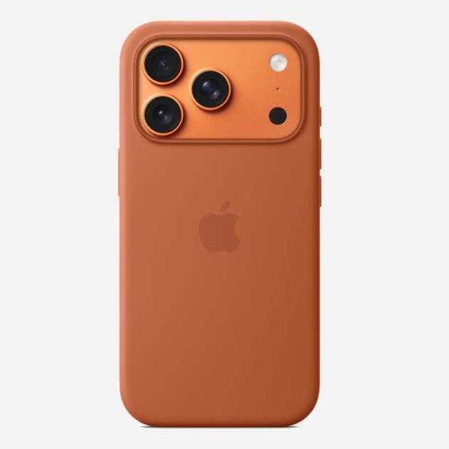 Solid Brown Soft Silicone iPhone Case