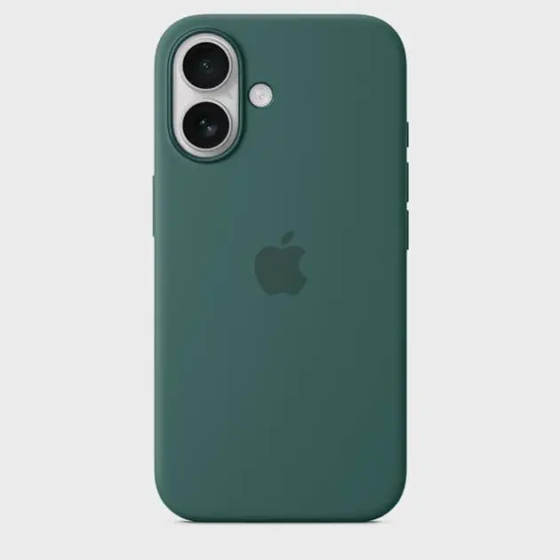 iPhone Liquid Silicone Logo Case (Bottle Green)