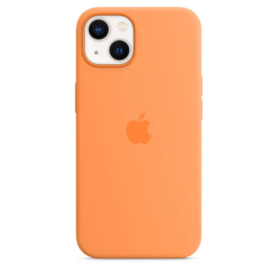 iPhone Liquid Silicone Logo Case (orange)