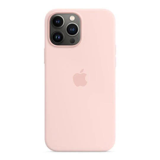 iPhone Liquid Silicone Logo Case (Light Pink)