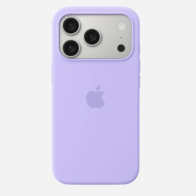 Solid Lavender Soft Silicone iPhone Case